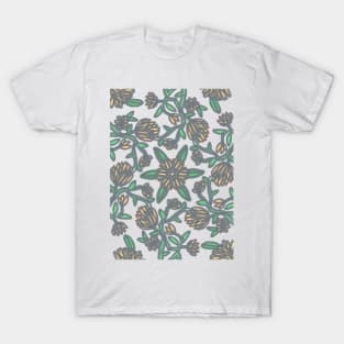 Geometric Delicious Floral Garden Pattern 3 T-Shirt